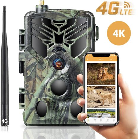 4G / APP Фотопастка, камера для полювання Suntek HC-810Pro, 4K, 30Мп фото, з live додатком iOS / Android