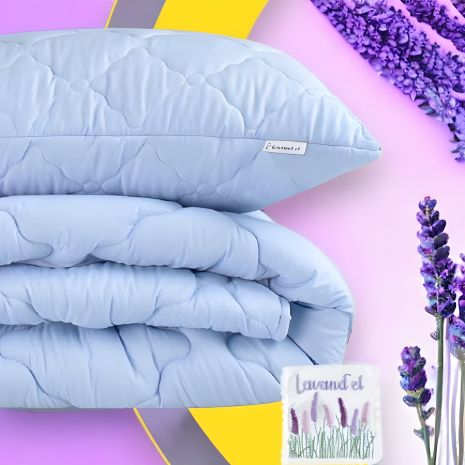 Набір IDEIA Lavand'el з ковдри 140х210 см та подушки 50х70 см (8-33233)