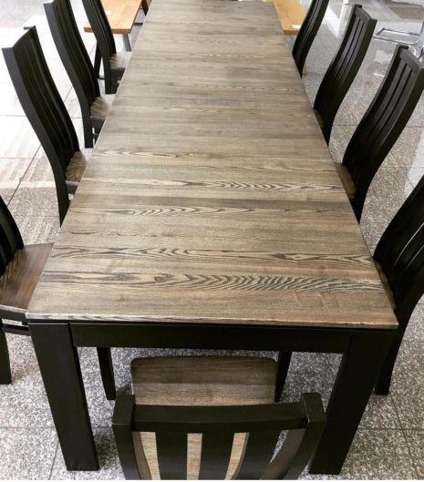 Стіл обідній дерев'яний Уельс дуб рустик, лак+бейц Стіл обідній дерев'яний Уельс дуб рустик, лак+бейц