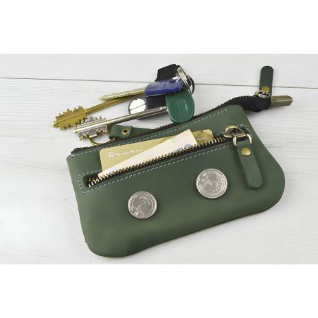GS ключниця шкіряна, зеленого кольору GS ключниця шкіряна, зеленого кольору