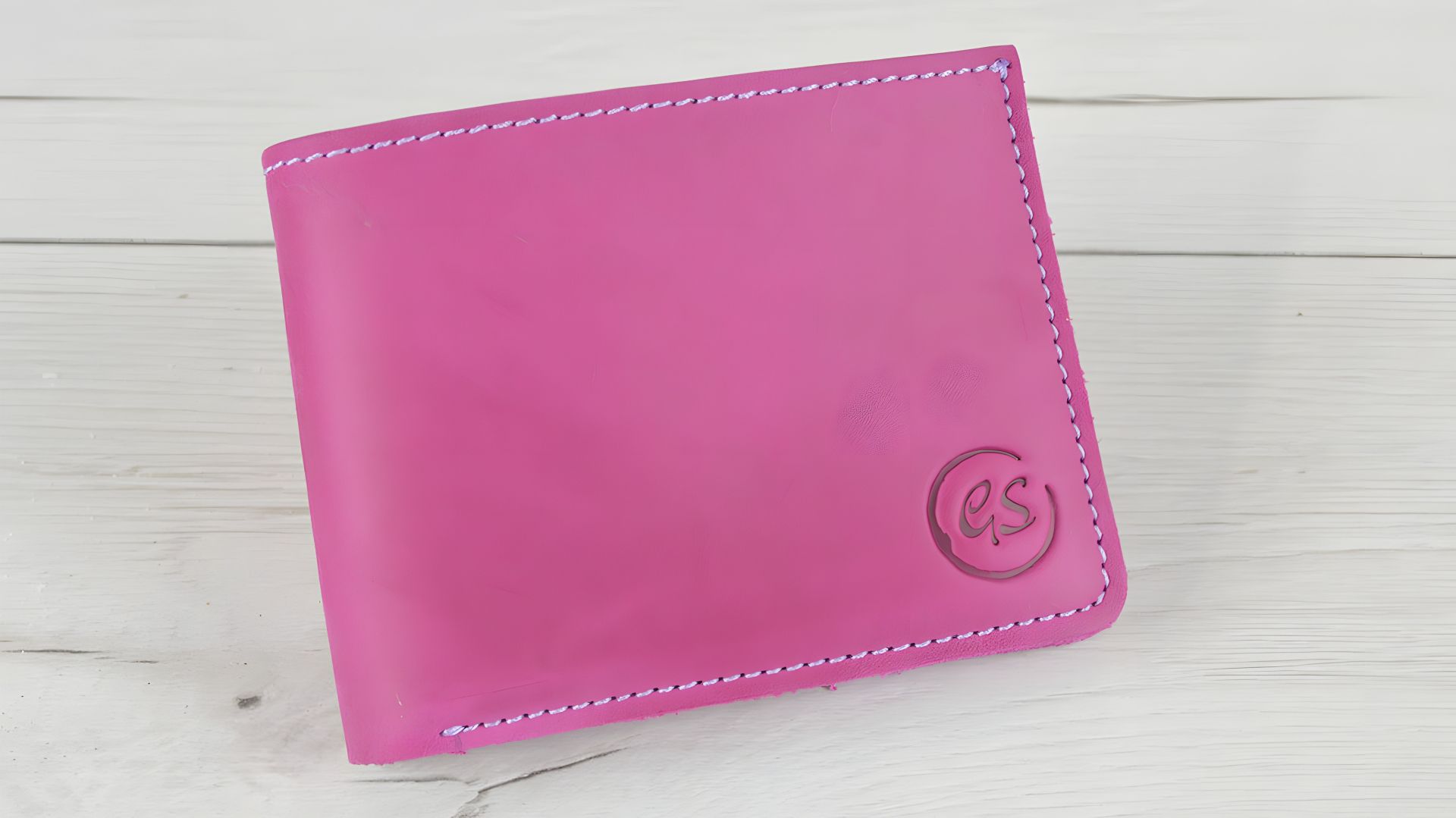 Стильний жіночий гаманець шкіряний GS 9*12 см фуксія рожевий Стильний жіночий гаманець шкіряний GS 9*12 см фуксія рожевий