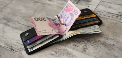 Чоловічий гаманець шкіряний з затиском GS 8.5*12.5 см чорний Чоловічий гаманець шкіряний з затиском GS 8.5*12.5 см чорний