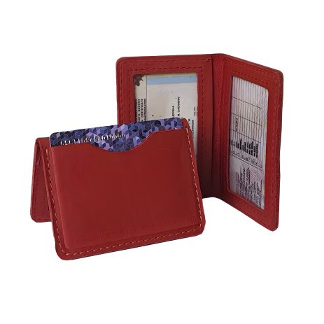 Красная кожаная обложка GS для паспорта и автодокументов