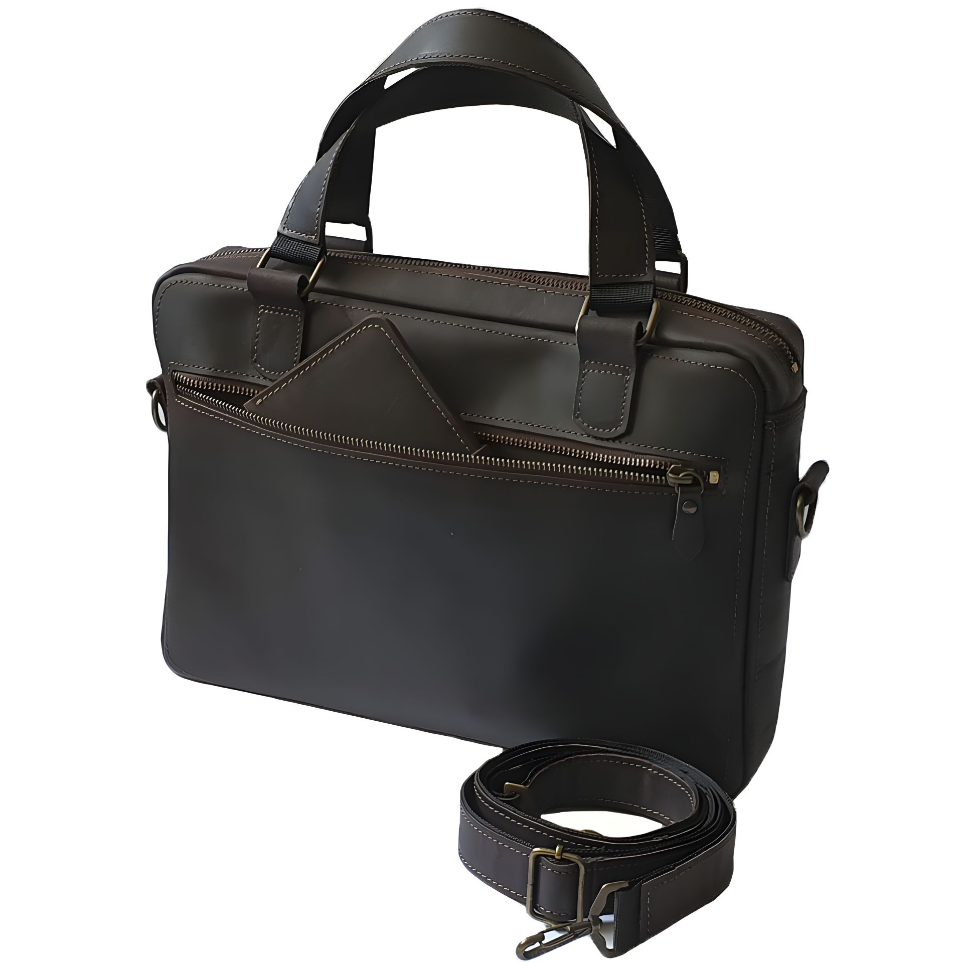 Коричнева шкіряна сумка GS фомат А4 Коричнева шкіряна сумка GS фомат А4