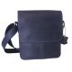 Чоловіча сумка повсякденна шкіряна GS 23*20*5 см синя