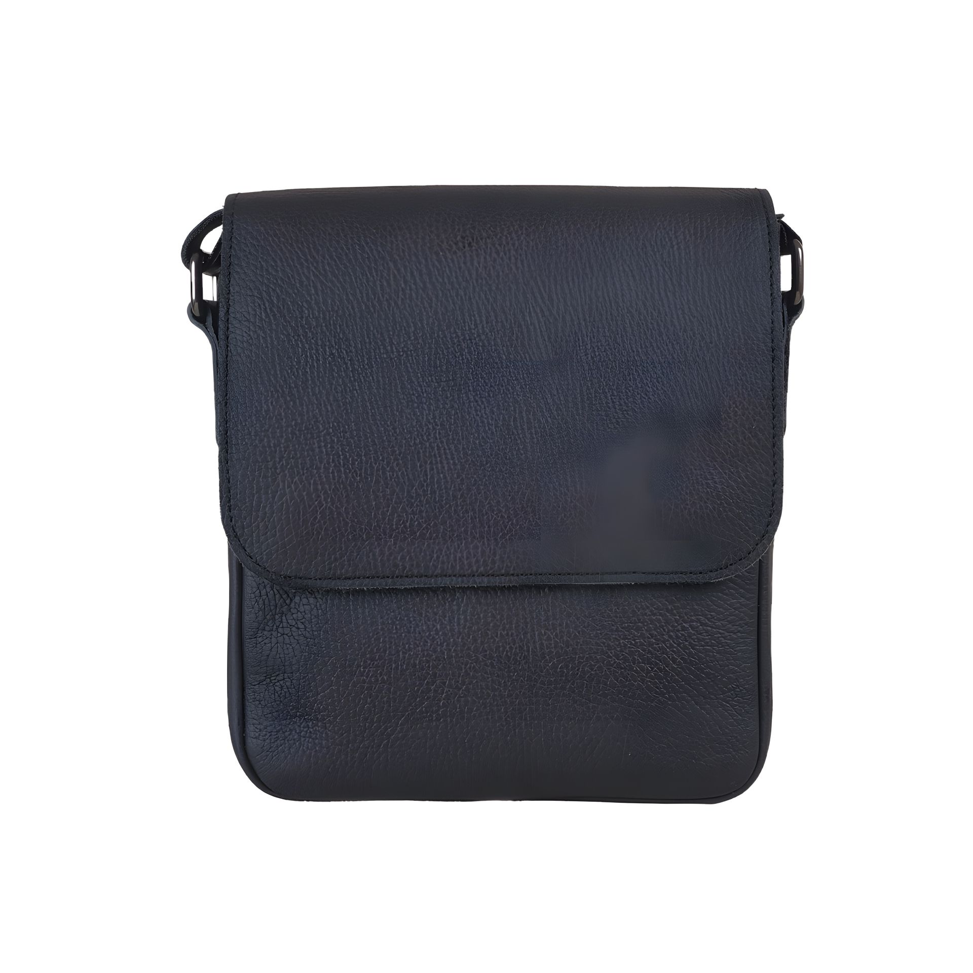 Чорна шкіряна чоловіча сумка GS флотар Чорна шкіряна чоловіча сумка GS флотар