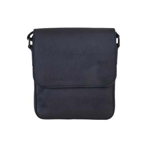 Черная мужская сумка из кожи GS флотар Черная мужская сумка из кожи GS флотар