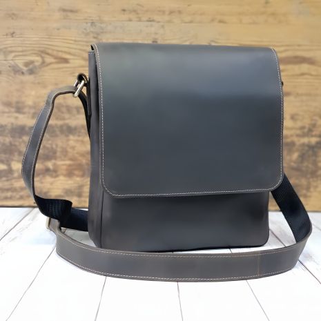 Чоловіча шкіряна сумка GS коричнева 28*24*7 см для повсякденного використання Чоловіча шкіряна сумка GS коричнева 28*24*7 см для повсякденного використання