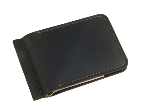 Тонкий кожаный кошелек-зажим для денег GS, цвет коричневый Тонкий кожаный кошелек-зажим для денег GS, цвет коричневый