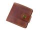 Мужской кожаный бумажник GS коньячный Мужской кожаный бумажник GS коньячный