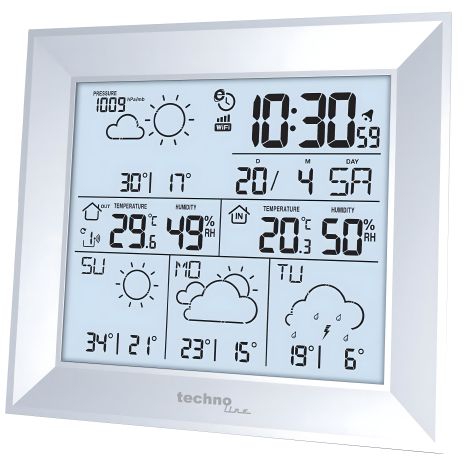 Метеостанція DirectWetter WD2000 Silver від Technoline (WD2000) Метеостанція DirectWetter WD2000 Silver від Technoline (WD2000)