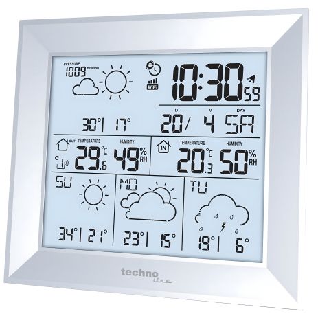 Метеостанция Technoline DirektWetter WD2000 Серебристая (WD2000) Метеостанция Technoline DirektWetter WD2000 Серебристая (WD2000)