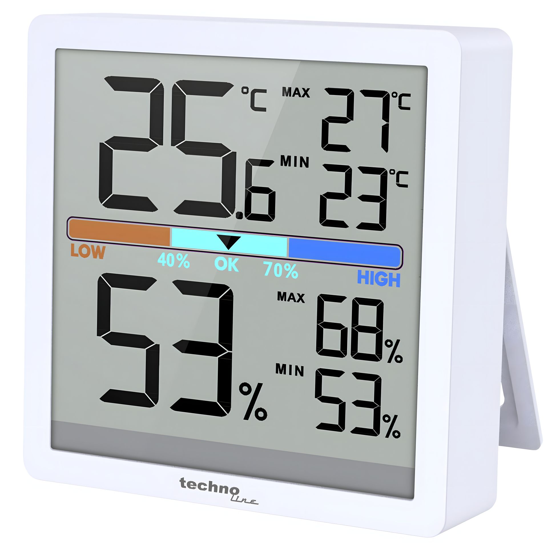 Technoline ΡΠ΅ΡΠΌΠΎΠ³ΡΠ³ΡΠΎΠΌΠ΅ΡΡ WS9472 White (WS9472) Technoline ΡΠ΅ΡΠΌΠΎΠ³ΡΠ³ΡΠΎΠΌΠ΅ΡΡ WS9472 White (WS9472)