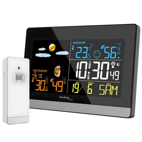 Домашняя метеостанция Technoline WS6455 Black/Silver (WS6455)