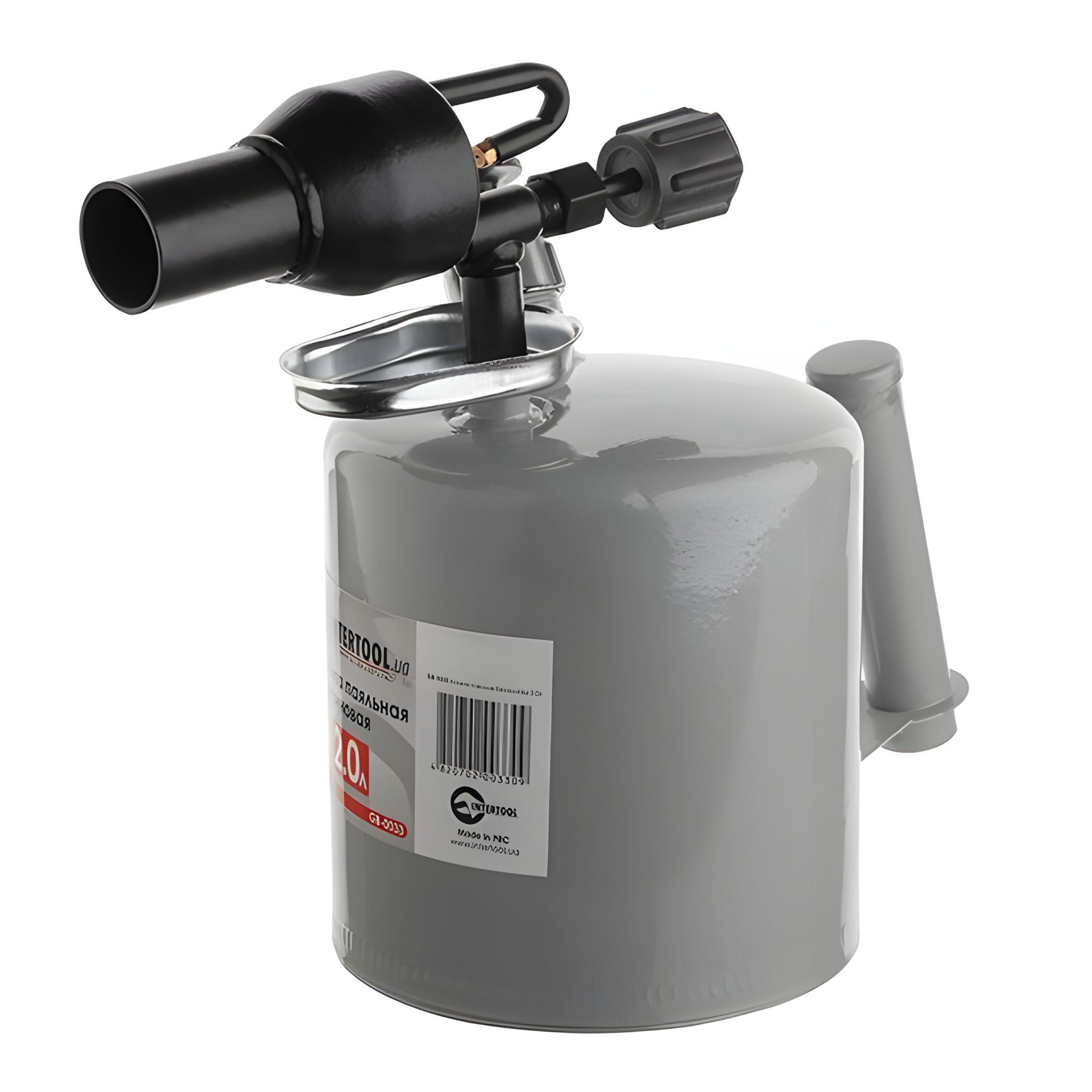 Бензиновая лампа паяльная 2.0 л INTERTOOL GB-0033 Бензиновая лампа паяльная 2.0 л INTERTOOL GB-0033