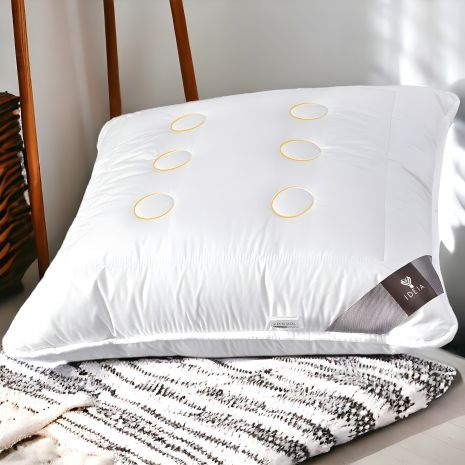 Подушка Air Dream Exclusive IDEIA 70х70 см с двумя чехлами на молнии белая (8-11588*001)