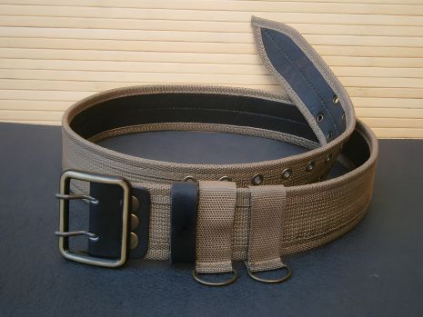 Ремень офицерский полевой (ремень + кожа) 130 см.