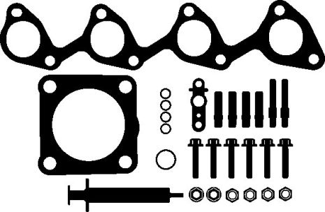 Комплект прокладок турбокомпресор Elring 733.870, ford connect 1.8 di