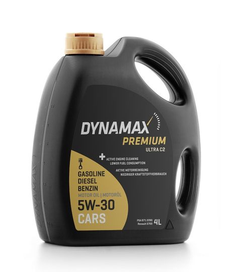 Масло моторное DYNAMAX PREMIUM ULTRA C2 5W30 (4L), DYNAMAX (502047)