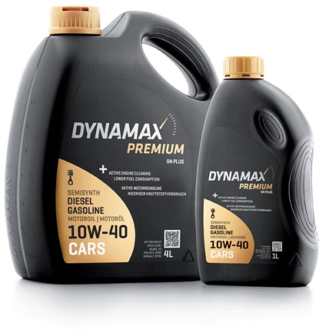 Масло моторное DYNAMAX PREMIUM SN PLUS 10W40 (4L), DYNAMAX (502648)