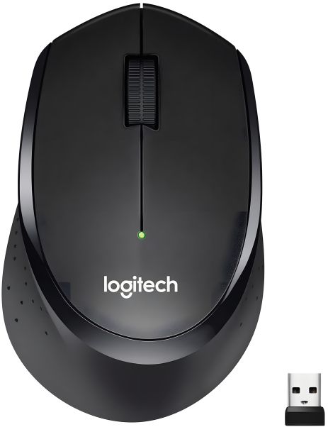 Бездротова миша Logitech M330 Silent Plus, чорна Бездротова миша Logitech M330 Silent Plus, чорна