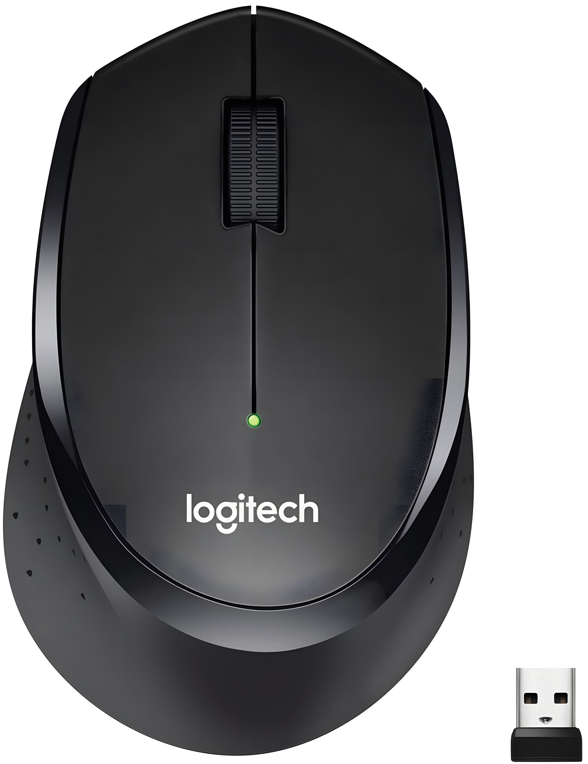 Бездротова миша Logitech M330 Silent Plus, чорна Бездротова миша Logitech M330 Silent Plus, чорна