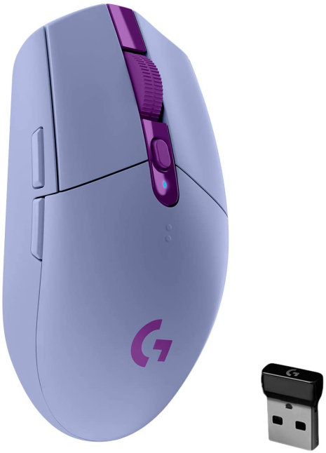 Ігрова бездротова миша Logitech G304/G305 LIGHTSPEED, HERO 12K, 12000 DPI, 6 кнопок, Lilac