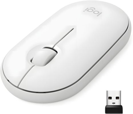 Бездротова миша Logitech Pebble White (910-005541) Бездротова миша Logitech Pebble White (910-005541)