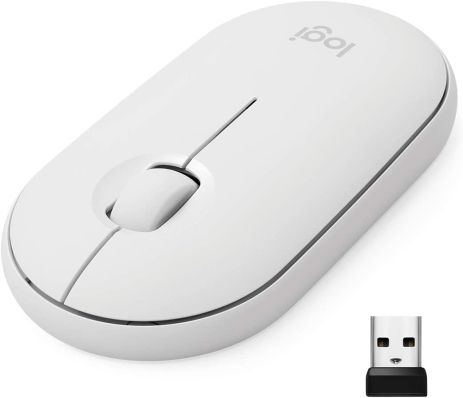 Миша Logitech Pebble White (910-005541)