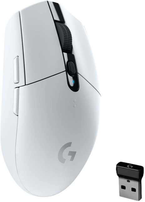 Ігрова бездротова миша Logitech G304/G305 LIGHTSPEED, HERO 12K, 12000 DPI, 6 кнопок, White