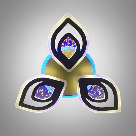 Люстра світлодіодна моделі V K29132-3+1 GD з пультом