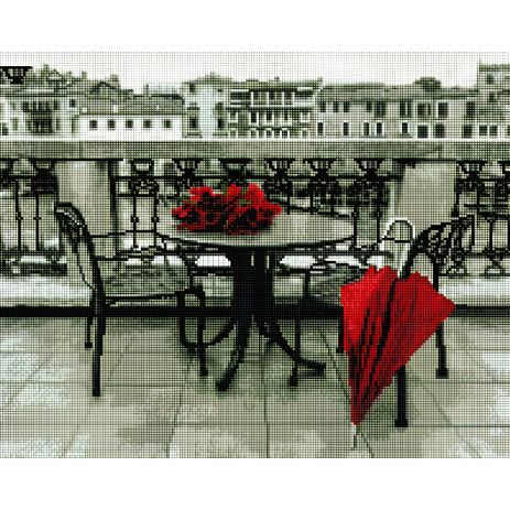 Романтичний етюд 40х50 см Алмазна мозаїка ColorArt (SP001)