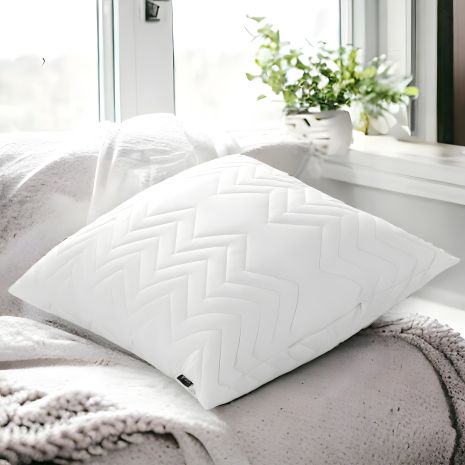 Подушка 70х70 см с молнией белая, NORDIC COMFORT+ IDEIA (8-34695*001)