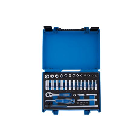 Набор головок 1/4 дюйма, 34 предметов, 6-ти гранные, (4-14mm) Набор головок 1/4 дюйма, 34 предметов, 6-ти гранные, (4-14mm)