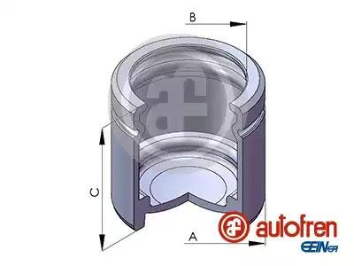 Поршень переднього супорта Doblo 10-/Connect 13-/T4/A4/A5/BMW 3/Focus/Kuga/Megane III 57x55.5mm AUTO