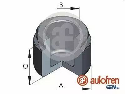 Поршень переднего суппорта BMW 1/2/3/4/MB W211/212/221/Touareg 44x32, AUTOFREN SEINSA (D025407)