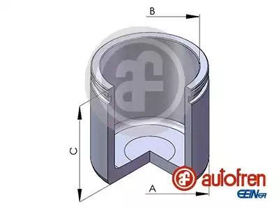 Поршень переднего суппорта Jumpy/Scudo 00-06/Megane I/Scenic II 60x53,15, AUTOFREN SEINSA (D02576)