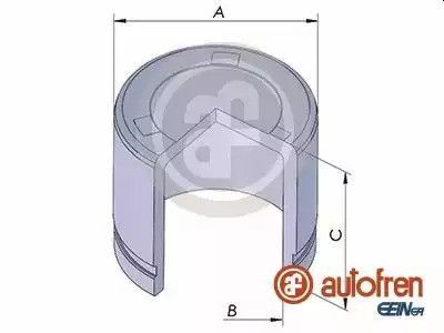 Поршень переднього супорта Hyundai i30/Sonata/Kia Ceed/Cerato/Magentis/Soul/Nissan Cube/Juke 57x50,5