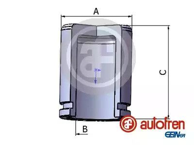 Поршень заднего суппорта Hyundai I30, Hyundai Ix35, Hyundai Sonata, Kia Ceed, AUTOFREN (D0254