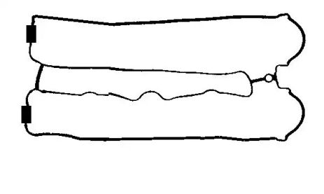 Прокладка клапанної кришки Astra F/G/Vectra B 1.8/2.0 та 16V, BGA (RC0373)