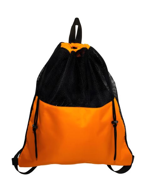 Рюкзак-мішок Surikat Mesh (чорний з помаранчевим) Рюкзак-мішок Surikat Mesh (чорний з помаранчевим)