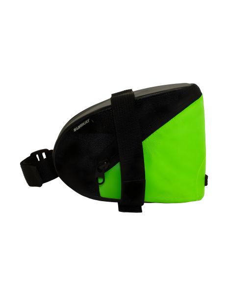 Підсідельна велосумка Surikat Bike Bag L, чорно-салатова