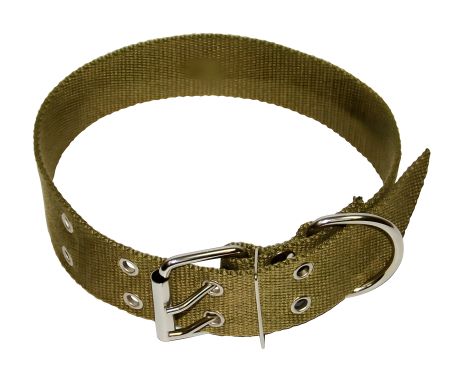 Животный ошейник 40х650 мм с двойной пряжкой MASTERTOOL 92-0210