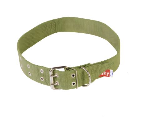 Нашийник для тварин з подвійною пряжкою, 45х1000 мм від MASTERTOOL, модель 92-0216