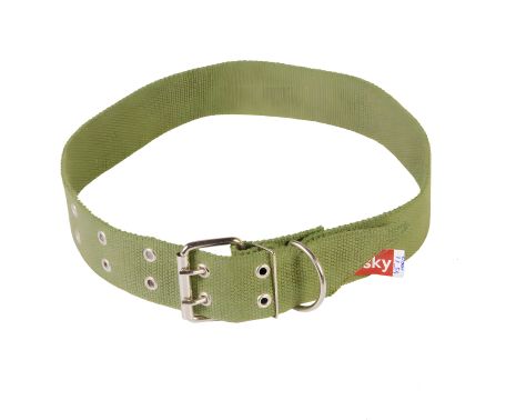 Нашийник для тварин з подвійною пряжкою, 45х1000 мм від MASTERTOOL, модель 92-0216