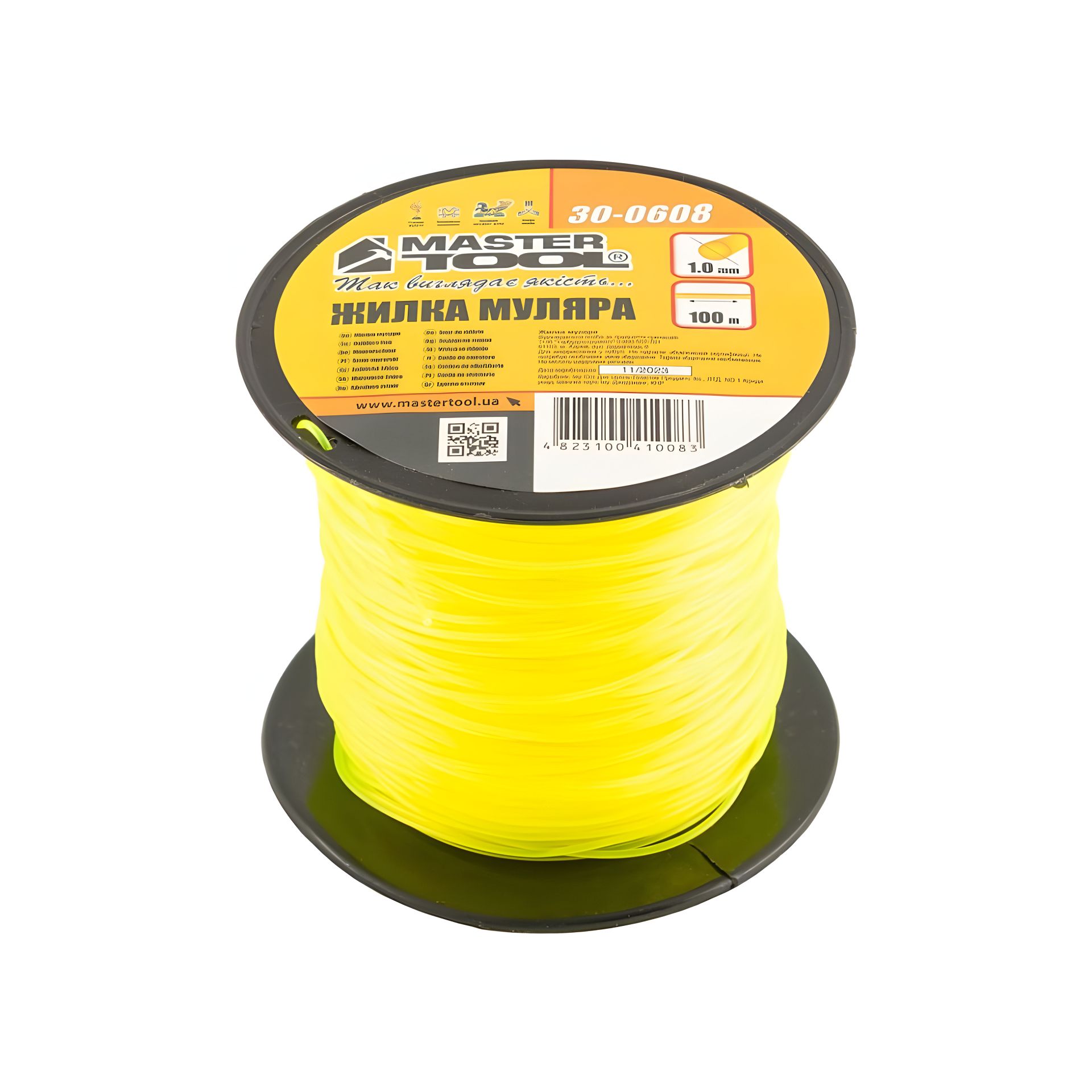 Леска каменщика на катушке 1,0 мм 100 м MASTERTOOL 30-0608 Леска каменщика на катушке 1,0 мм 100 м MASTERTOOL 30-0608
