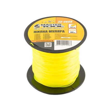 Лісочка муляра на котушці 1,0 мм 100 м MASTERTOOL 30-0608 Лісочка муляра на котушці 1,0 мм 100 м MASTERTOOL 30-0608