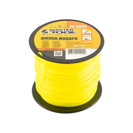 Мулярська лісочка на котушці 1,5 мм 50 м MASTERTOOL 30-0609