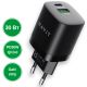 Зарядное устройство 30W USB+USB-C (PD30W) HAVIT HV-UC30 Black