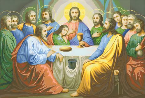 Алмазная мозаика "Тайная вечеря" 40х50 см, ColorArt SP029 Алмазная мозаика "Тайная вечеря" 40х50 см, ColorArt SP029